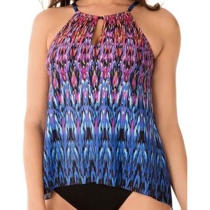 Miraclesuit Vesuvio peephole tankini top